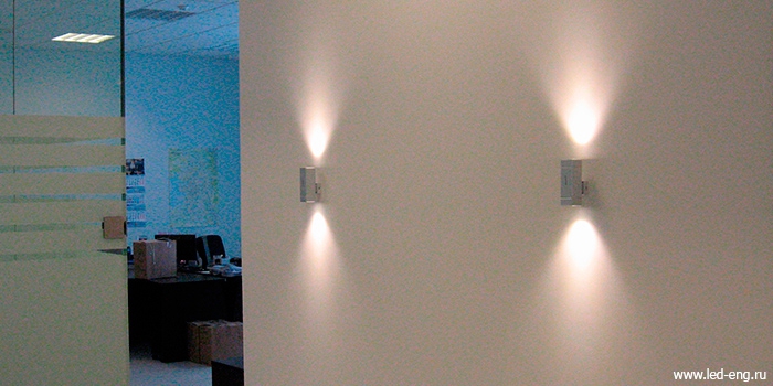 Накладные светильники «LED Engineering» в СМП Банк