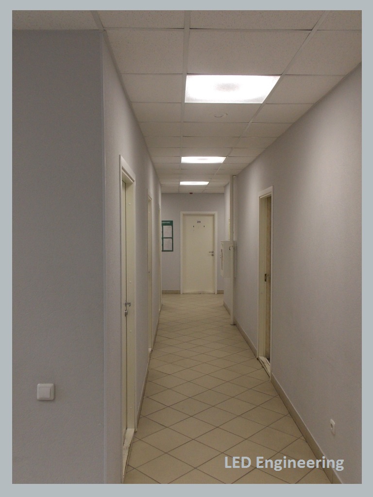 Освещение коридоров в бизнес-центре